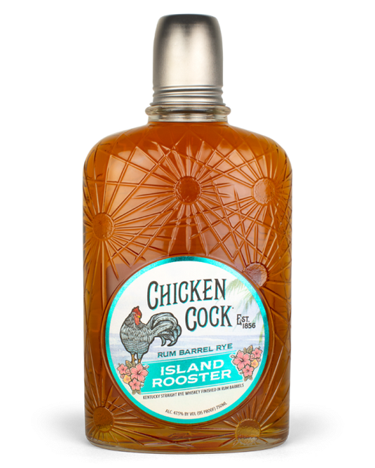 Chicken Cock Island Rooster Rum Barrel