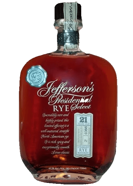 Jefferson's Presidential 21yr Rye