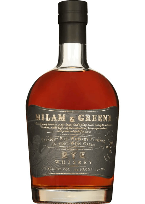 Milam and Green Port Finished Rye