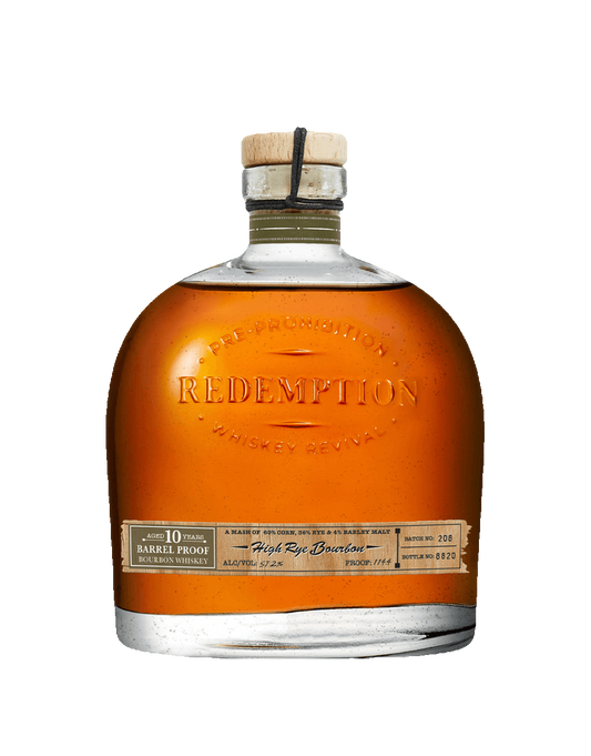 Redemption Barrel Proof Rye 10yr