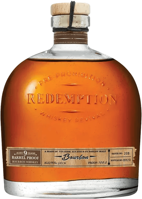 Redemption Barrel Proof 9yr